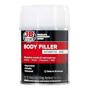J-B Weld Body Filler – Quart – Automotive & Home