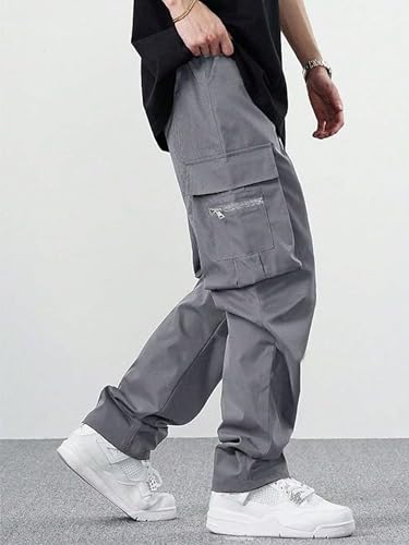 Image of DEEMOON Men's Cargo Pants Outdoor Hiking Multi-Pocket Utility Long Trousers | Men's Cargo
