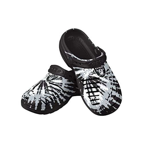 Image of FOCO Mens NFL Team Logo Tie-dye Garden Water Sandals Shoes Slipper Clogs with Strap