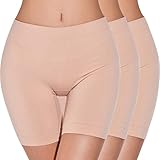 [Material der Damen Hipsters]:Hergestellt aus hochqualitativen, belastbaren Nylon und Spandex. Das Material fühlt auf der Haut sich angenehm und weich an und ist sehr elastisch. Die Farben blassen nicht ab. Es ist sehr hautfreundlich und für zum längeren Tragen sehr geeignet.