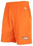 New Era NFL Football Men's Ground Running Performance Casual Shorts, Denver Broncos 2, Small