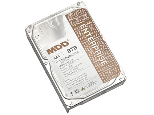 Image of MDD MAXDIGITALDATA 8TB 7200RPM 128MB Cache SAS 12.0Gb /s 3.5inch Internal Enterprise Hard Drive (MD8TSAS12872E) - [NOT a SATA HDD]