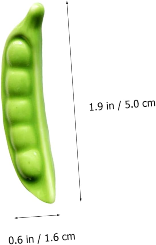 Zerodeko 6pcs Vegetable Design Chopstick Holder Elegant Chopstick Rest for Banquets Parties Celebrations Compatible Spoons and Forks and Stylish Tableware