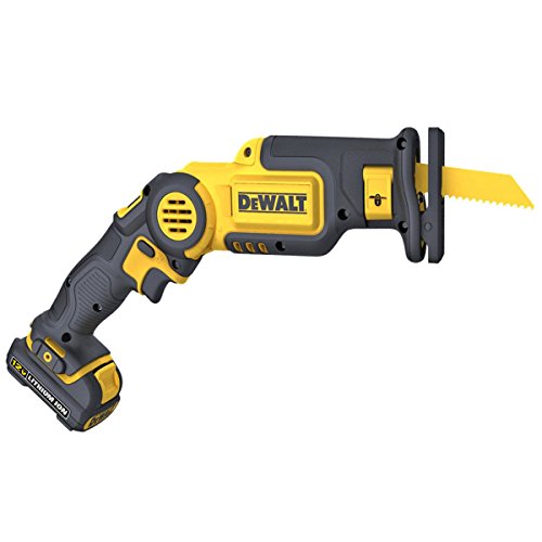 DeWalt Akku-Säbelsäge (10,8 Volt, 2,0 Ah, sehr kompaktes Design und geringes Gewicht, integrierte LED Lampe, inkl. 2 Akkus, System-Schnellladegerät und Koffer) DCS310D2 – Bild 6