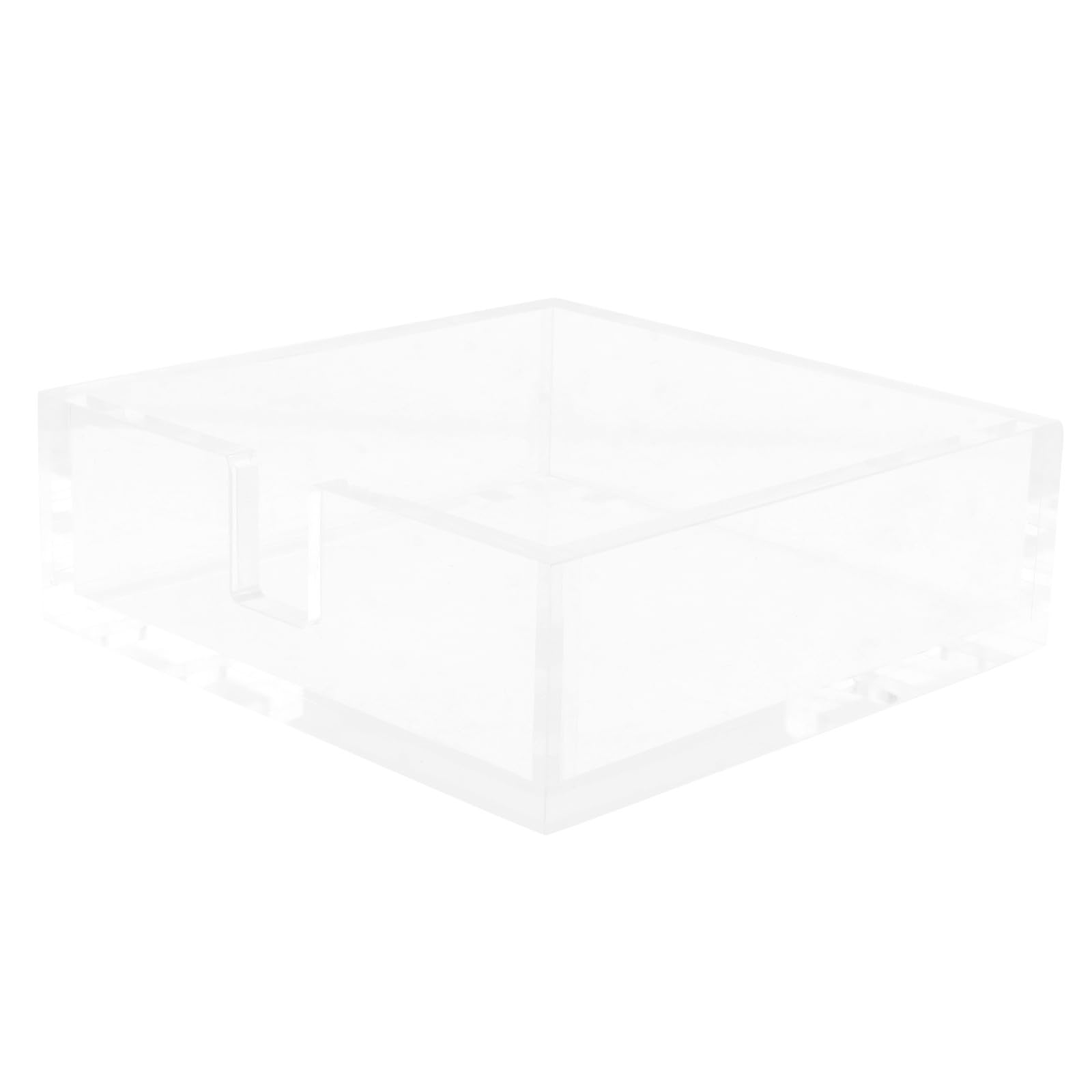 TIDTALEO Organizador de Servilletas y Diseño Superficie Lisa de Acrílico Transparente para Cócteles para Uso o Cena