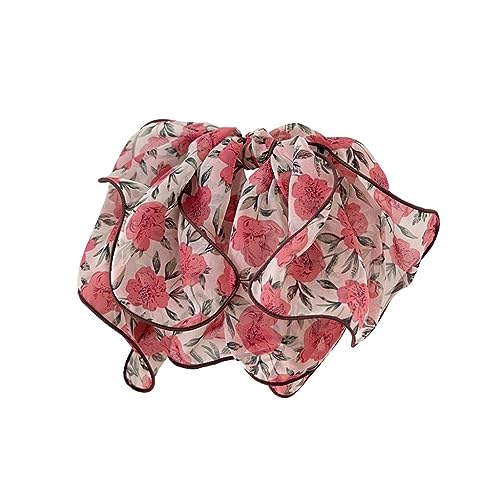 Chiffon Flower French Spring Hair Clip Sweet Soft Fabric Design