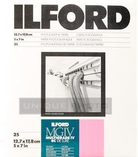 ILFORD MG4RC1M MULTIGRADE IV RC Glossy, 5X7, 25 Sheets