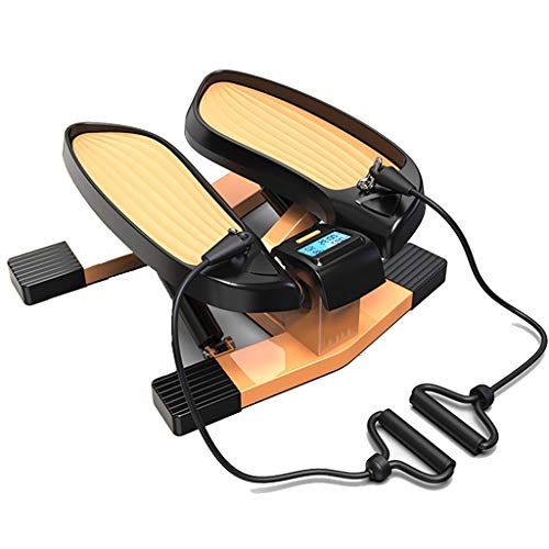 Step Machines Alas de ángel Ampliación Stepper Hogar Pequeño Deporte Fitness Equipo Instalación libre de caminadora silenciosa para pérdida de peso (Color: Amarillo, Tamaño: 474022cm)