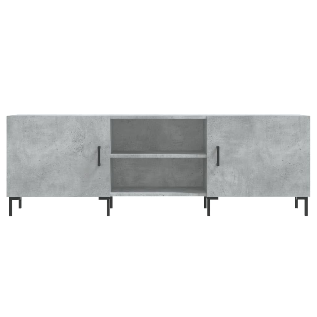 vidaXL Mobile Porta TV Grigio Cemento 150x30x50cm in Legno Multistrato