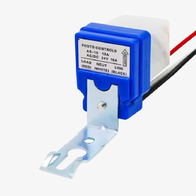 AS-10 24V DC Automatic On/Off Photocell Street Lamp Light Switch Controller-image-24