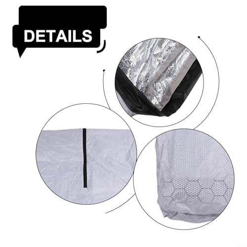 Saco de dormir de supervivencia nylon 400T bolsa térmica camping 208x81 cm 5