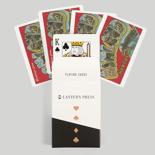 Baraja de cartas Lantern Press Ashland Kentucky póker miniatura 6