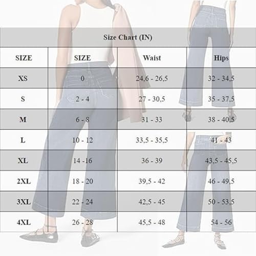 Obormi Cropped Jeans, Obormi Tummy Control High Waisted Cropped Pants for Women, Trendy Wide Leg Denim Pant2