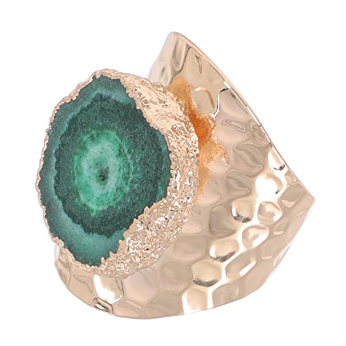 Bague en cristal plaqué or réglable : finies les erreurs de taille de bague