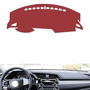 Generisch Leder Armaturenbrett Abdeckung HONDA CIVIC 2016-2021