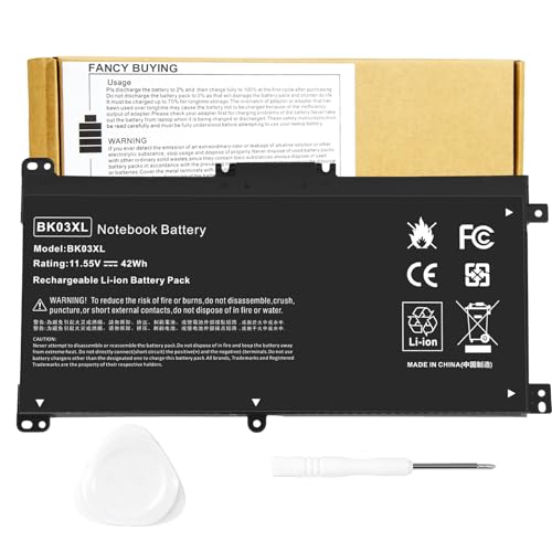 BK03XL HSTNN-LB7S HSTNN-UB7G Battery for HP Pavilion X360 14-BA000 14M-BA000 14m-ba011dx 14m-ba013dx 14m-ba014dx 14m-ba015dx 14m-ba114dx 14-ba000 14-ba175nr 14-ba110nr 14-ba253cl 14-ba125cl 14-ba175nr