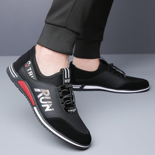 Men's Multi-Use Casual Sports Shoes - Honeycomb Mesh, Non-Slip Wave Outsole, Asymmetrical Neon Trim Design - Perfect for Daily Commute, Gym Workouts & Weekend Street Leisure3