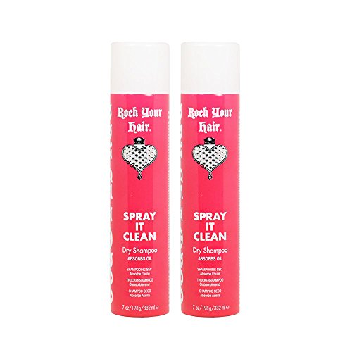 Rock Your Hair Spray It Clean Instant Dry Shampoo 7oz "Pack of 2"