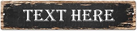 Any Text HERE Any Name Customize Personalize Man CAVE Street Sign Chic Rustic Street Plate Sign Bar Cafe Restaurant Shop Home Man cave Decor Gift Sign