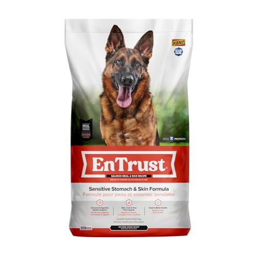 Blue Seal Entrust Sensitive Stomach & Skin Salmon Meal & Rice 35 lb. Bag