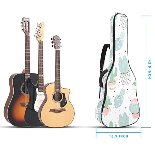 Housse imperméable pour guitare acoustique avec double bandoulière et poche Motif têtes de renard et étoiles… - Les Beatles, Paul McCartney, John Lennon, RIngo Starr, George Harrison Housse imperméable pour guitare acoustique avec double bandoulière et poche Motif têtes de renard et étoiles… – Image 6
