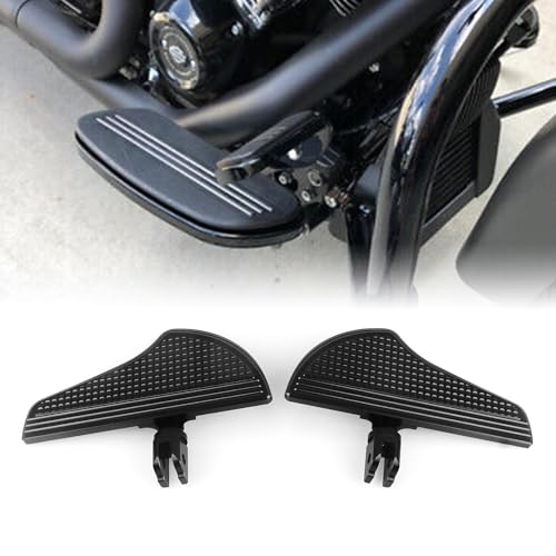 Fußrasten vorne hinten für Harley Davidson Softail 2018-2025 Schwarz Chrom