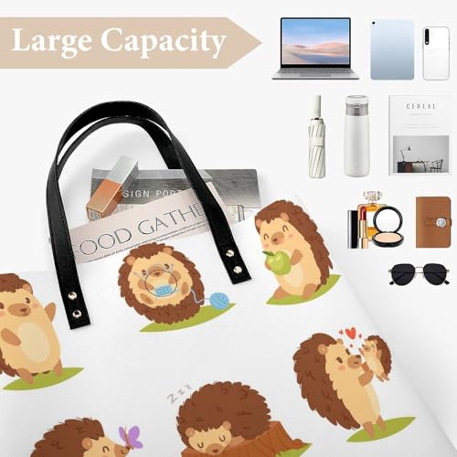 Sac à main hérisson craquant le cabas doudou qui vous accompagne dans vos voyages