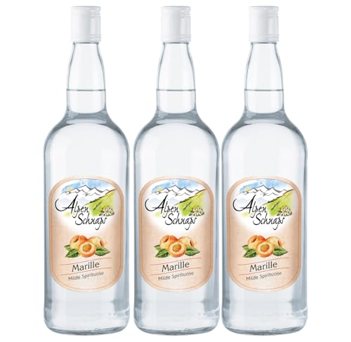 Alpenschnaps 'Steinbeisser' Marille (3 x 1 l)