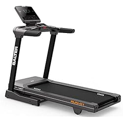 Cinta Salter SALTER Cinta de Correr PT-1897. Velocidad 20km/h Marcador en LCD, Sistema amortiguación 3S Patentado, Ancho de Banda 51 cm, programas y Test de Grasa Corporal Uso doméstico sin limtiación de Horas.