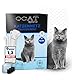 QCAT 7in1 Katzennetz für Balkon | universell, ohne Bohren, reißfest, Anpassungsfähig | Balkonnetz Fensterschutz Katzengitter Katzenschutz f. Katzen f. Fenster Balkon Terrasse (6x3m, transparent)