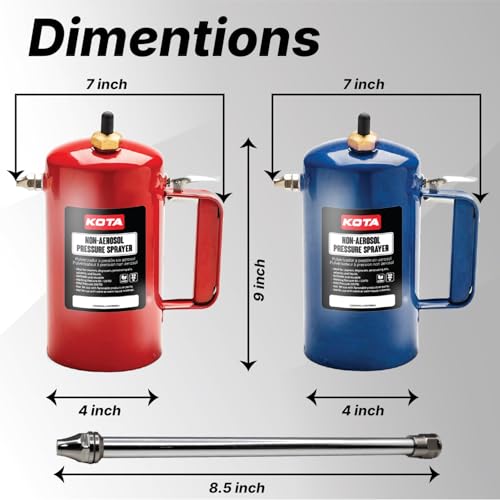 image for LAUCO Heavy-Duty Refillable Automotive Fluid Sprayer – 32 oz Steel C