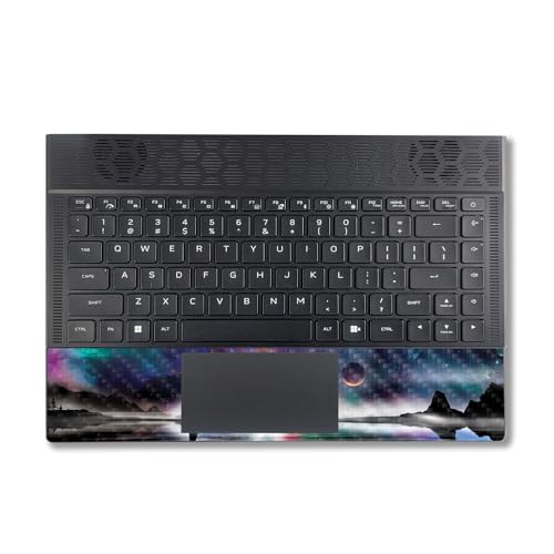 Image of MightySkins Carbon Fiber Skin Compatible With Alienware X14 R2 (2023) Full Wrap Kit - Space Horizon | Protective, Durable Textured Carbon Fiber Finish | Easy To Apply & Change Styles | Made in the USA