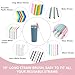 GUARDIX Silicone Bottle Cleaning Brush,Baby Travel Essential Bottle Brush Set, 3 in 1 Silicone Brush, Nipple Brush, Straw Brush