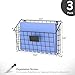 X-cosrack Detachable Hanging Wall Files Rack&3-Tier Metal Folder Wall File Holder with Tag Slot Mounts on Wall and Door for Office, Home, and Work Easy Organizing,Black(Patent Pending)