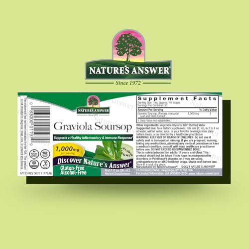 Nature's Answer Graviola Alcohol-Free Extract