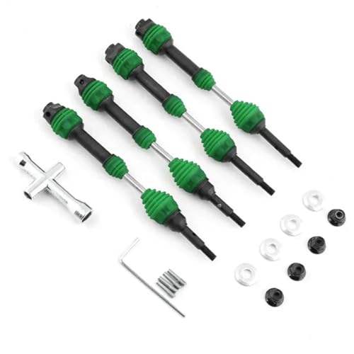 Arbre de transmission arrière en acier renforcé pour Slash et Rustler 4X4 RC