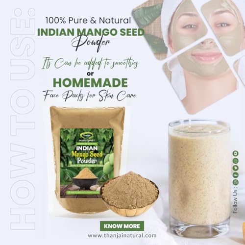 Image of Thanjai Natural Mango Seed Powder 100g | 100% Pure & Natural | Dried Mango Seed Powder | Traditionally Processed | No Preservatives | For Culinary & Traditional Uses