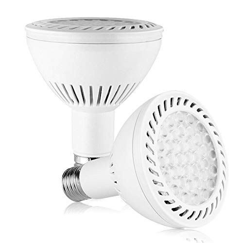 PAR30 36W Led Flood Light Outdoor Bulbs, 350w Equivalent Replacement Spotlight Floodlight Bulbs, Cool White 6000K CRI80 E26/27 Base, Indoor Flood Light for Cans (6 Pack)