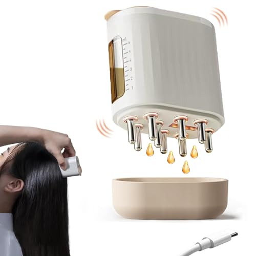 Aplicador de aceite para pelo eléctrico y masajeador capilar Opossum 2 en 1