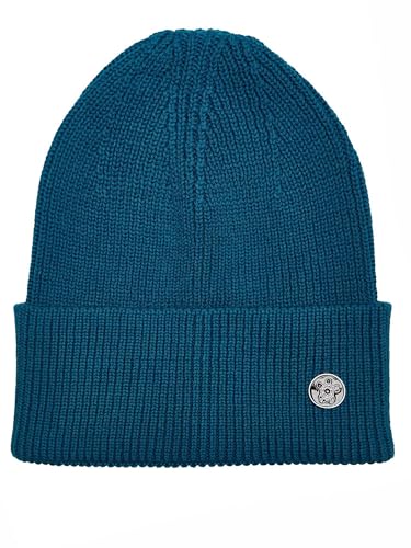 Tazzio Beanie Mütze für Herren und Damen Unisex Wollmütze Strickmütze Winter A500 (Petrol)