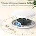 CHZHVAN Rauchmelder 10 Jahre Batterie mit Magnethalterung, Europäischen Norm EN14604 Geprüft Funk Feuermelder | Ohne Bohren, 85dB Rauchwarnmelder, 6er Set