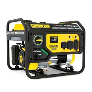 Champion Power Equipment 4375-Watt Dual Fuel RV Ready Portable Generator with CO Shield