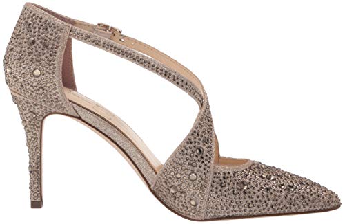 Jessica Simpson Womens Accile Pump, Champagne Micro Flash, 6 Us #TOP5