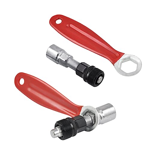 BCOATH Professional Crank Puller Tool Kit for Bicycle Repair Bottom Bracket Extractor with Handle Easy to Use for Mountain and Road Bikes Compatible with Any Type