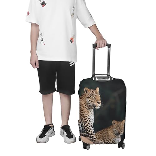 Housse de bagage léopard lavable de haute résistance pour valise - 7