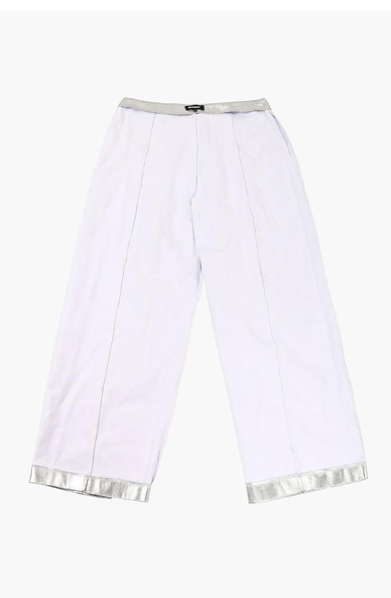 Uomo Primavera Autunno Pu Pelle Pantaloni Morbidi Casual Dettaglio Cerniera Street Pantaloni