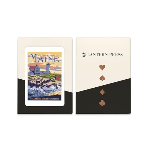 Baraja de cartas Poker York Maine Nubble Lighthouse miniatura 4