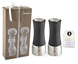 Dekomiro Geschenkset Peugeot Madras Graphit Pfeffer- und Salzmühle u'Select Madras Graphit, 16 cm