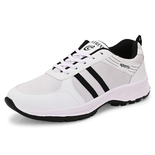 Image of Centrino Men's Sneaker Shoes Stylish | Shoes for Man Casual Sports | Lightweight Breathable Lace-Up Walking Shoes with Cushioned Insole | Comfortable Anti-Skid Canvas Sneakers for Men | Mens Shoes (9201)