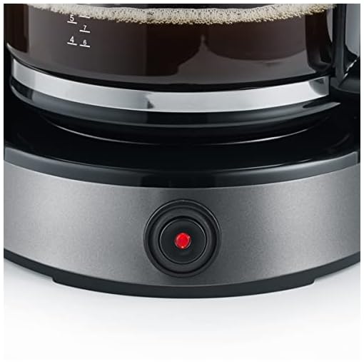 SEVERIN Kaffeemaschine IFA 2018 Limited Edition, aromatischer Kaffee mit dem Kaffeebereiter für bis zu 10 Tassen, Filterkaffeemaschine mit Schwenkfilter, grau-metallic/schwarz, KA 9543 – Bild 8